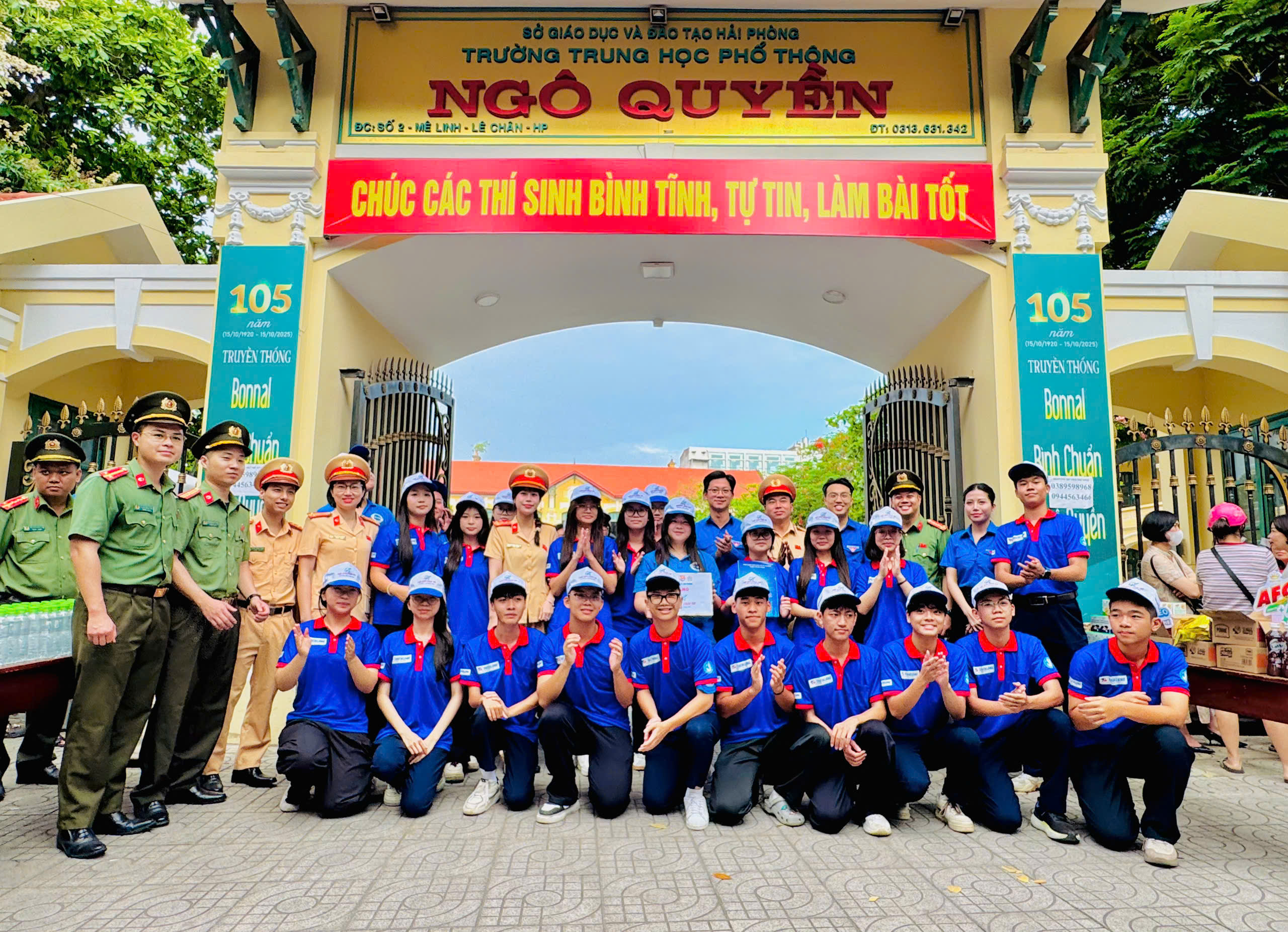 Lực lượng Cảnh sát giao thông đồng hành cùng sĩ tử, tiếp sức mùa thi 2026
